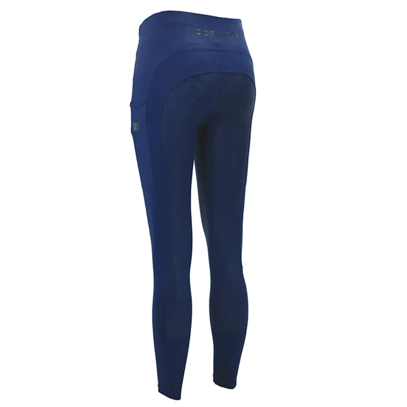 Woof Wear Young Rider Pro Riding Tights - Navy-1