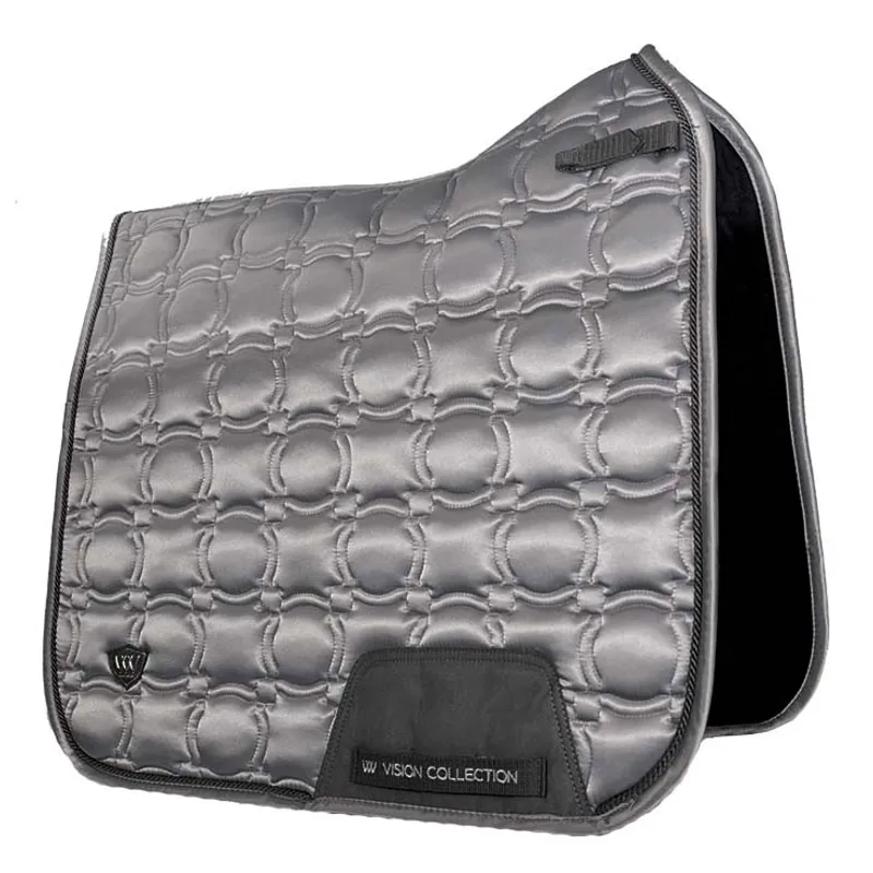 Woof Wear Vision Dressage Saddlecloth - Brushed Steel