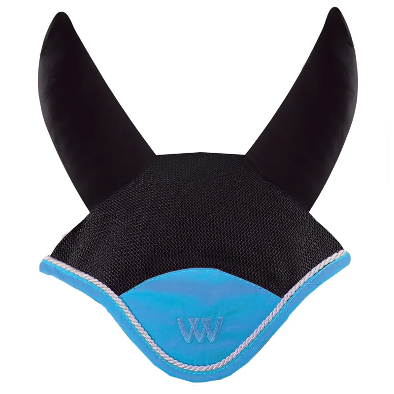 Woof Wear Colour Fusion Ergonomic Fly Veil - Black/Turquoise