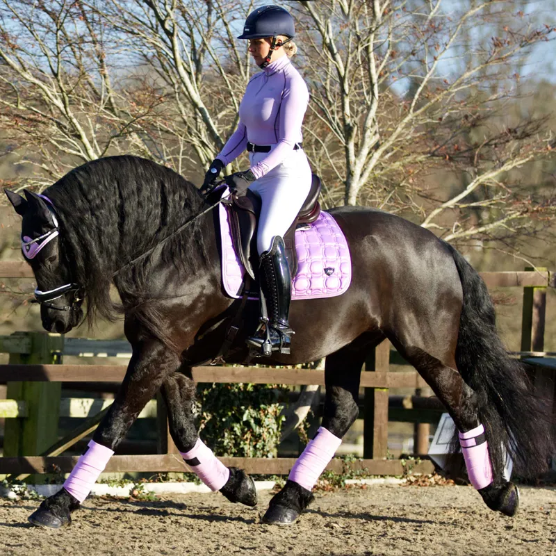 Woof Wear Vision Dressage Saddlecloth - Lilac-1