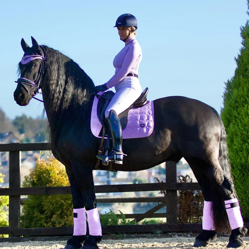 Woof Wear Vision Dressage Saddlecloth - Lilac-2