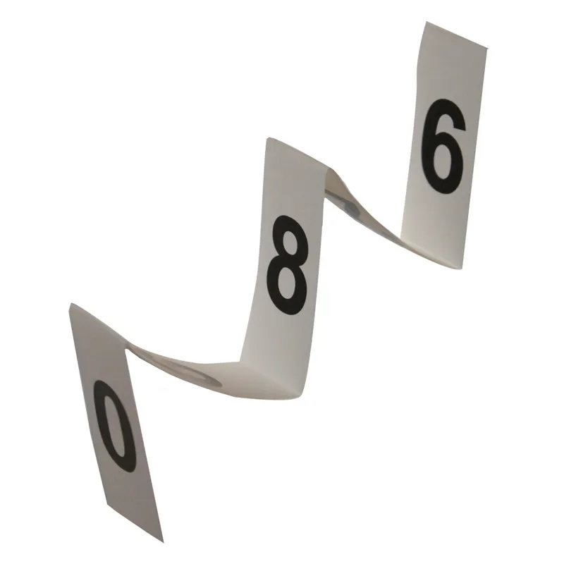 Woof Wear 3-Digit Dressage Number Holder - White-1