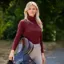 Woof Wear Roll Neck Womens Shirt - Plum