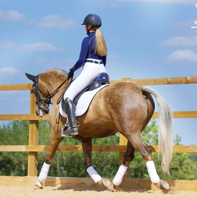 Woof Wear Vision Dressage Saddlecloth - White-1