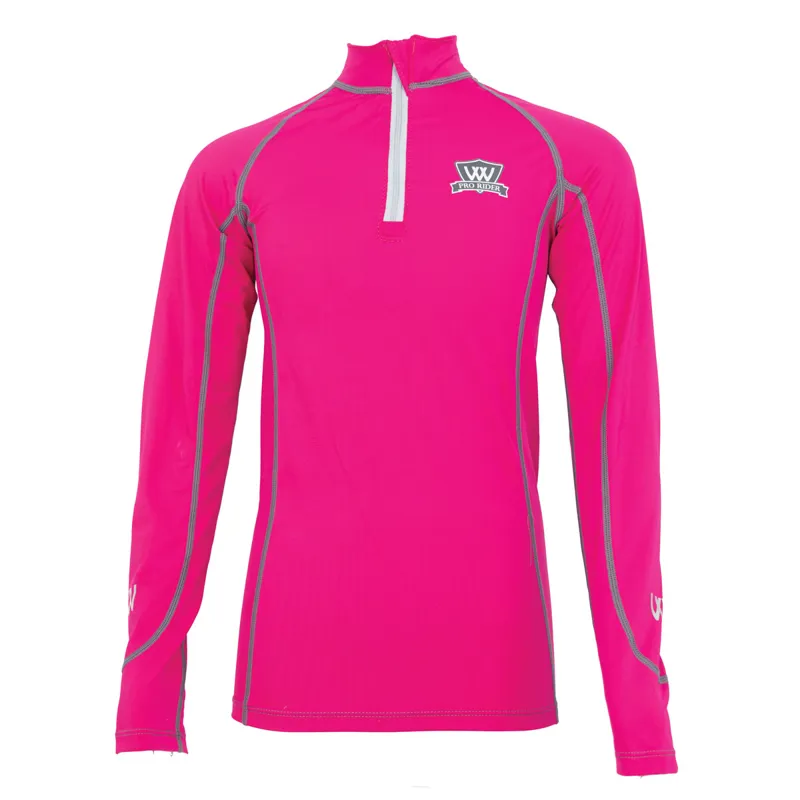 Woof Wear Young Rider Pro Performance Shirt -  Berry