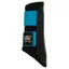 Woof Wear Club Brushing Boots - Black/Turquoise