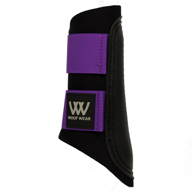 Woof Wear Club Brushing Boots Black Ultra Violet