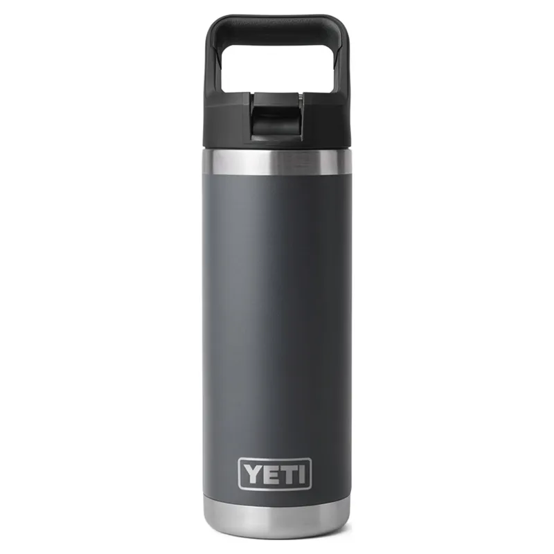 YETI Rambler 18oz/532ml Straw Bottle - Charcoal