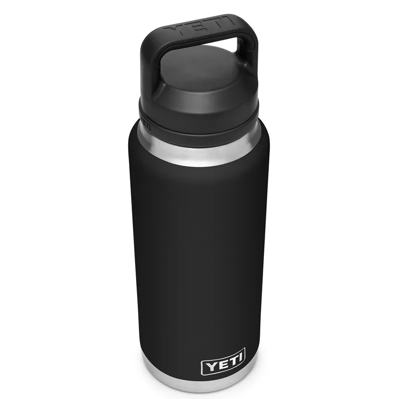 YETI Rambler 1 Litre Bottle With Chugging Cap - Black-2