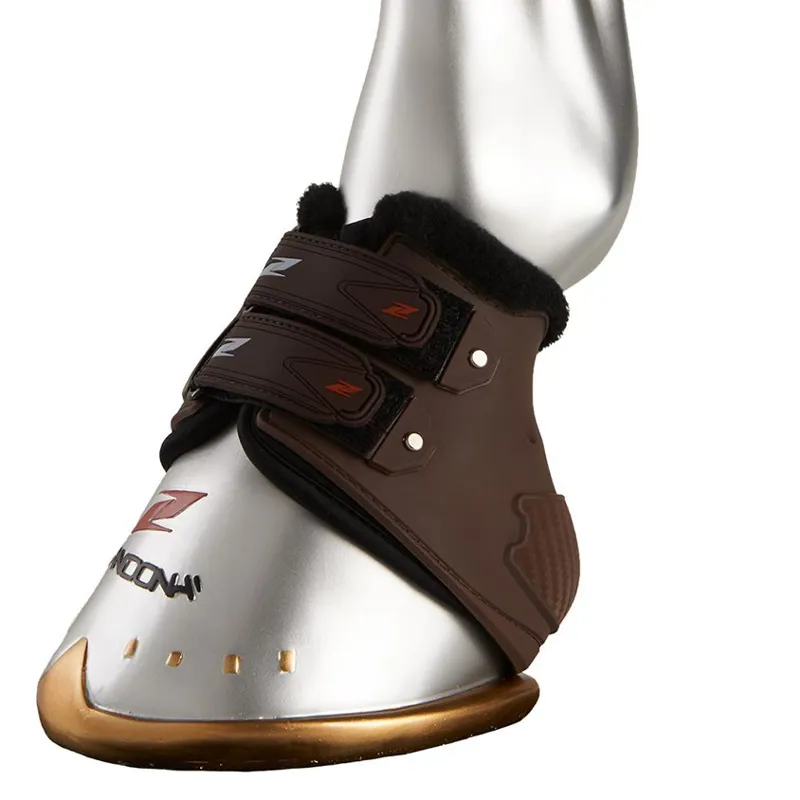 Zandona Carbon Air Velcro Heel Overreach Boots - Brown-1