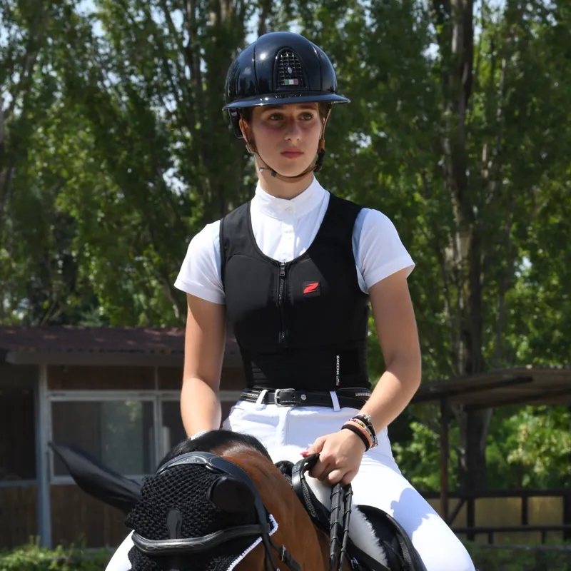 Zandona Soft Vest Pro Adults Back Protector - Black-2