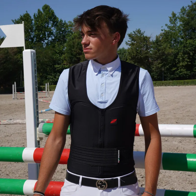 Zandona Soft Vest Pro Adults Back Protector - Black-3