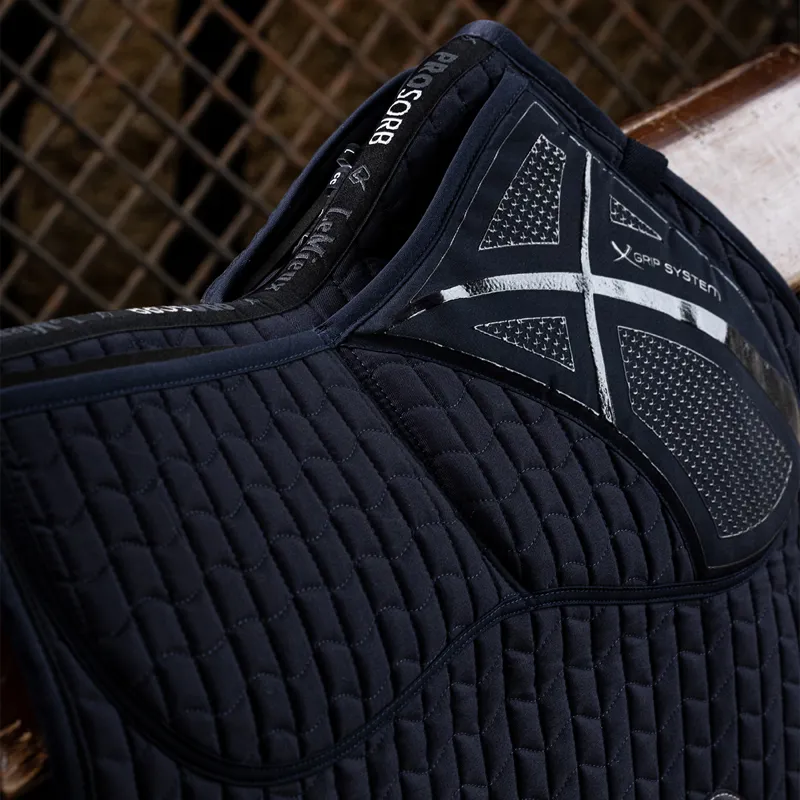 LeMieux ProSorb Plain 2-Pocket Close Contact Square - Navy-4