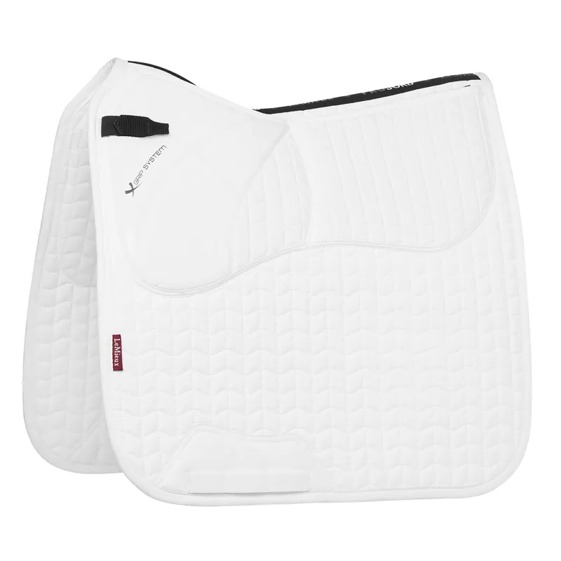 LeMieux ProSorb Plain 2-Pocket Dressage Square - White