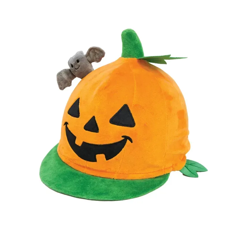 Equetech Halloween Hat Silk - Pumpkin Patch