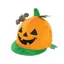 Equetech Halloween Hat Silk - Pumpkin Patch