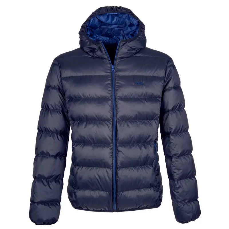 Equiline Gerry Mens Down Jacket - Blue - Redpost Equestrian
