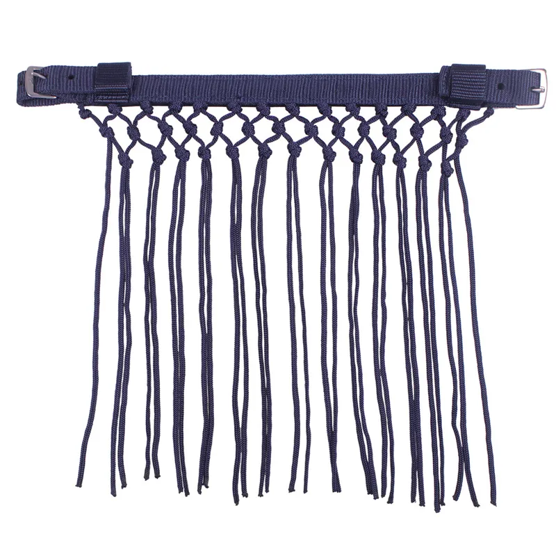 QHP Knotted Anti-Fly Fringe - Navy