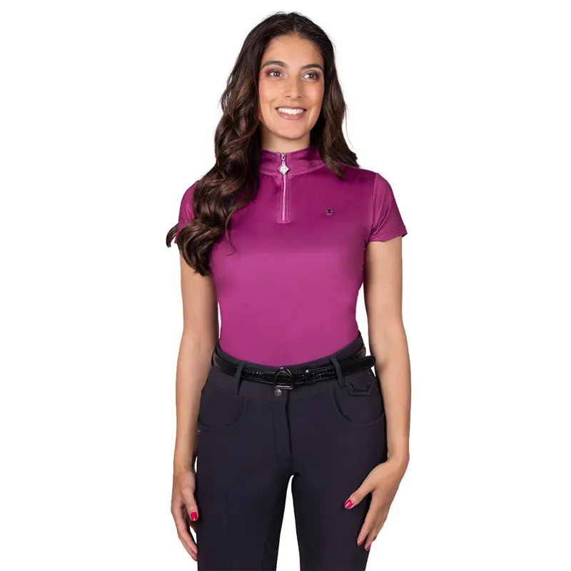 QHP Djune Ladies Leather Belt - Black-3