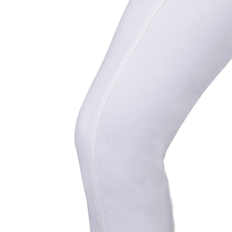 QHP Djune Ladies Full-Grip High Waisted Breeches - White-8