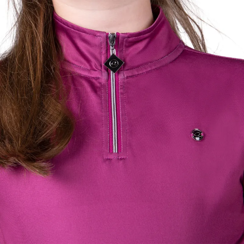 QHP Djune Junior Girls Sport Shirt - Pink-3