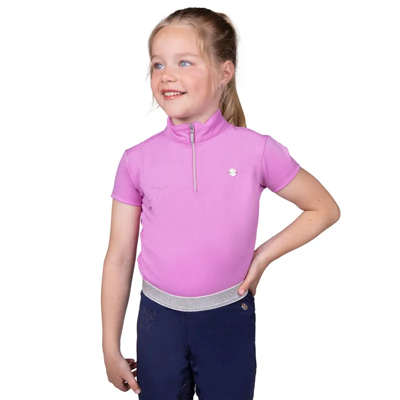 QHP Gwenn Junior Sport Shirt - Pink
