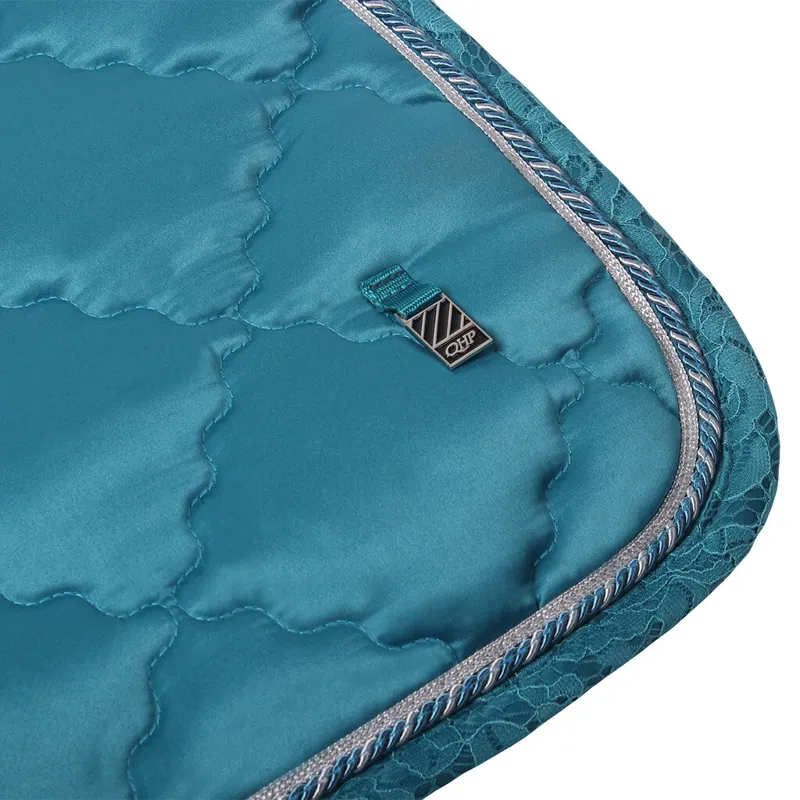QHP Sevilla GP Saddlecloth - Turquoise-1