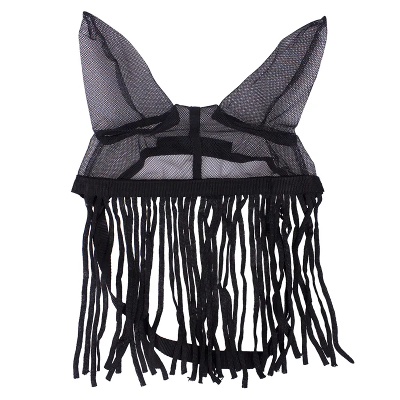 QHP Anti-Fly Fringe With Ears - Black-1