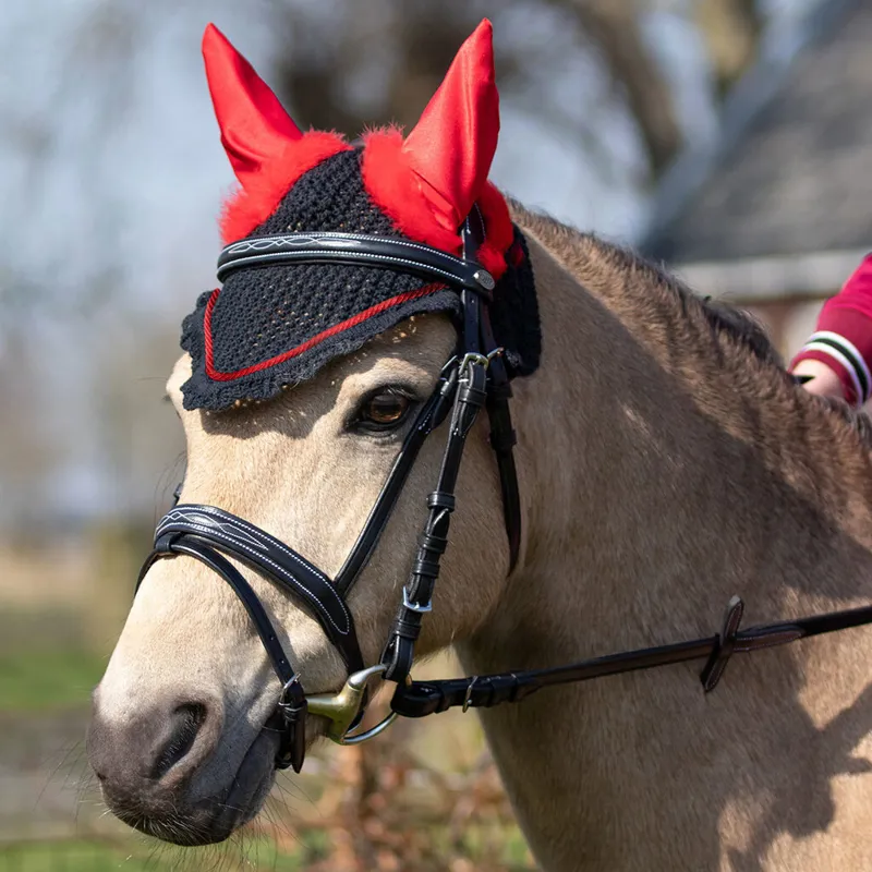 QHP Halloween Ear Net - Devil-1