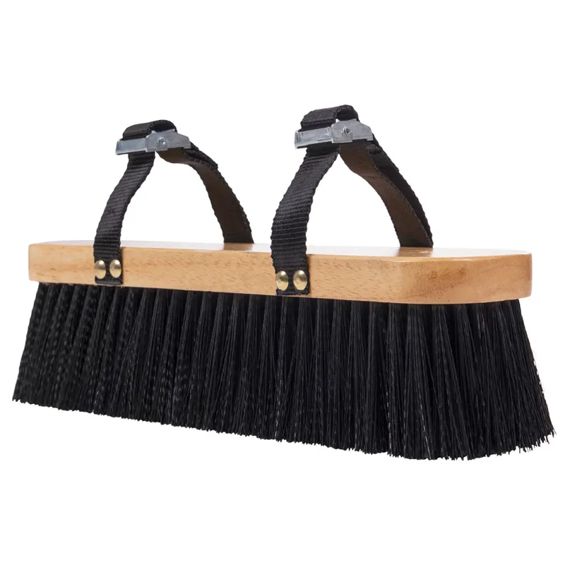 QHP Stable Scrub and Massage Brush - Black