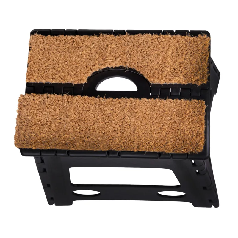 QHP Step-Up Stool with Mat - Black-1
