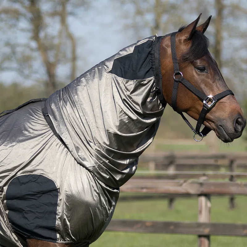 QHP Comfort Sweetitch Rug - Grey-2