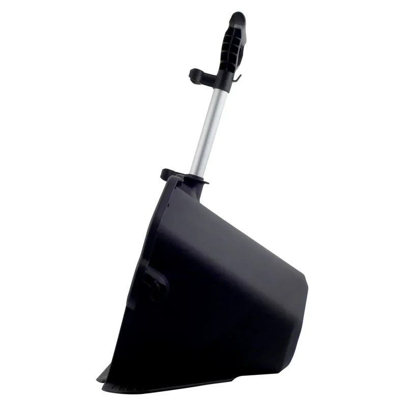 Quick Pick Horse Manure Collector with Rake Set Black Tall