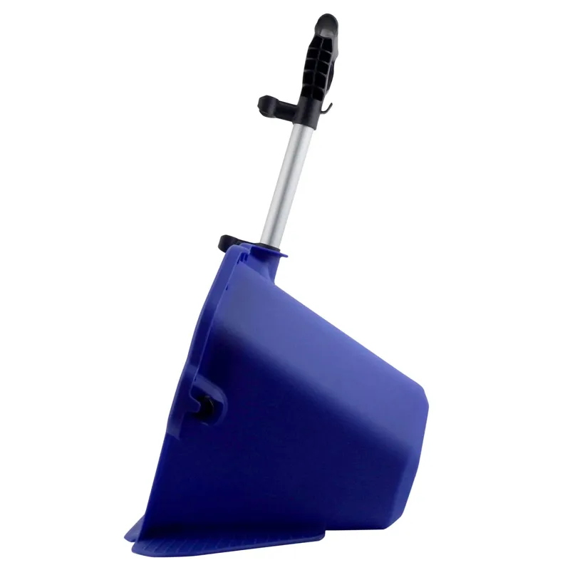 Quick Pick Horse Manure Collector with Tall Rake Set Blue Redpost