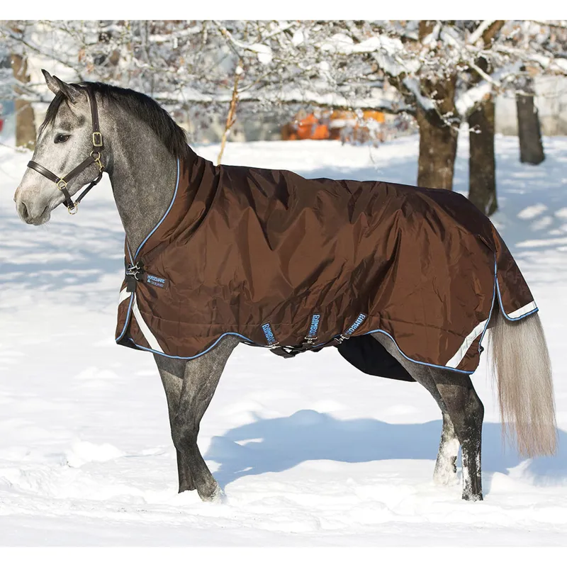 Rambo Wug VariLayer 250g High Neck Turnout Rug Chocolate/Blue