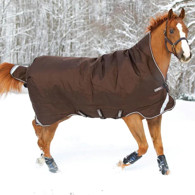 Rambo Wug VariLayer 450g High Neck Turnout Rug Chocolate/Cream