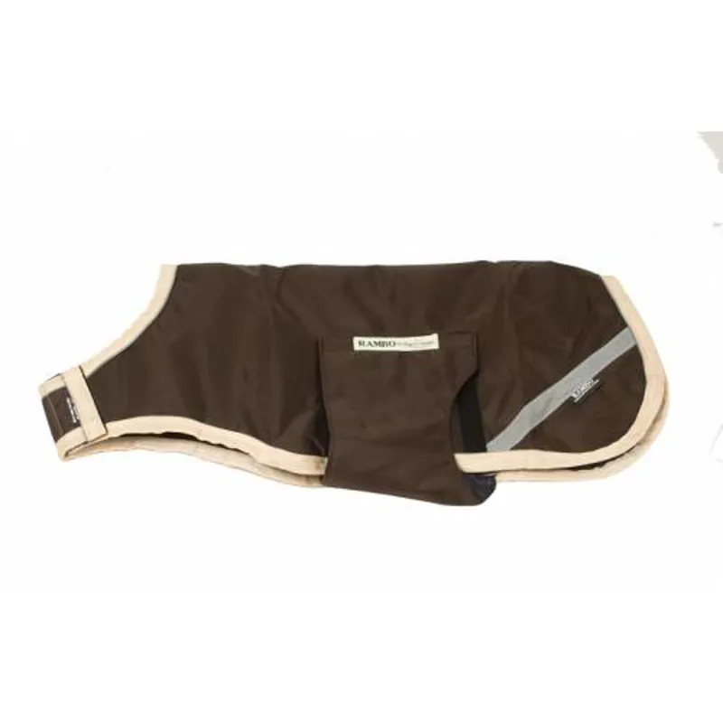Horseware Rambo Waterproof Dog Coat Brown/Cream