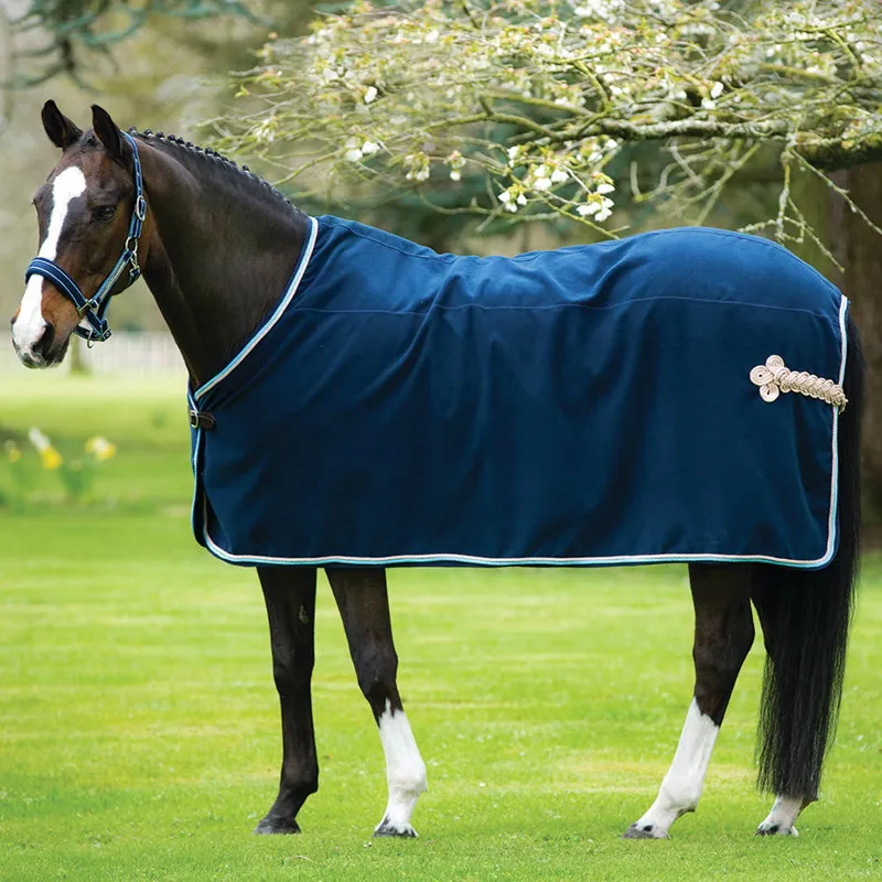 Rambo Show Rug Navy/Beige/Baby Blue