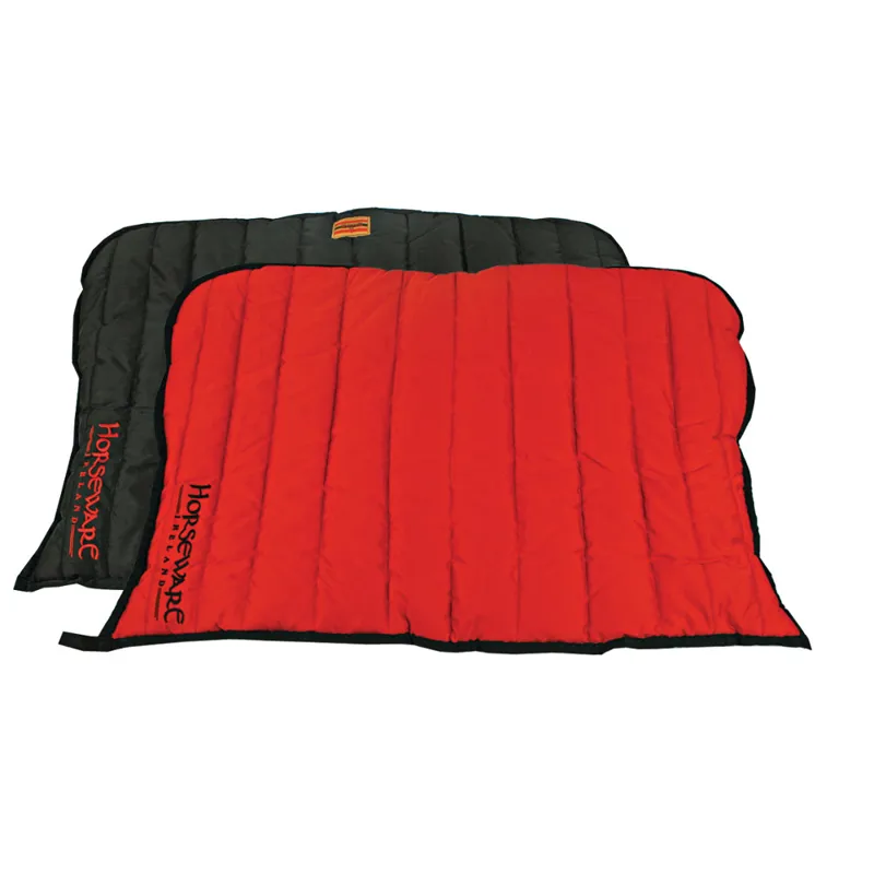 Rambo Newmarket Reversible Saddle Pad - Red/Black