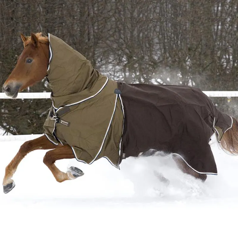 Rambo Optimo Turnout Rug with 400g liner Chocolate/Tobacco
