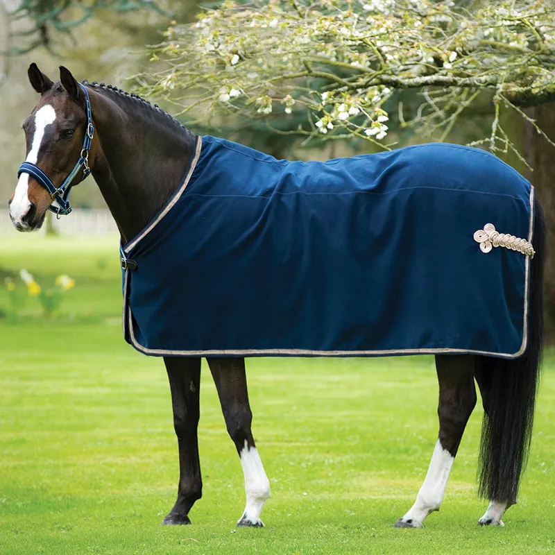 Rambo Show Rug Navy/Champagne/Navy