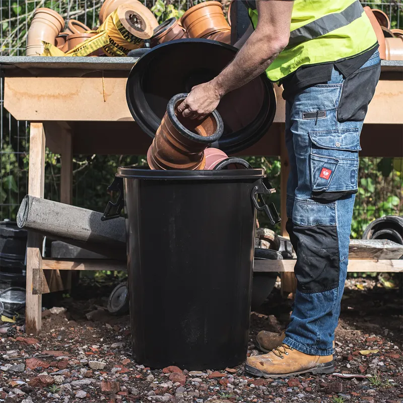 Red Gorilla Multi-Bin with Clip Lid - Black-2