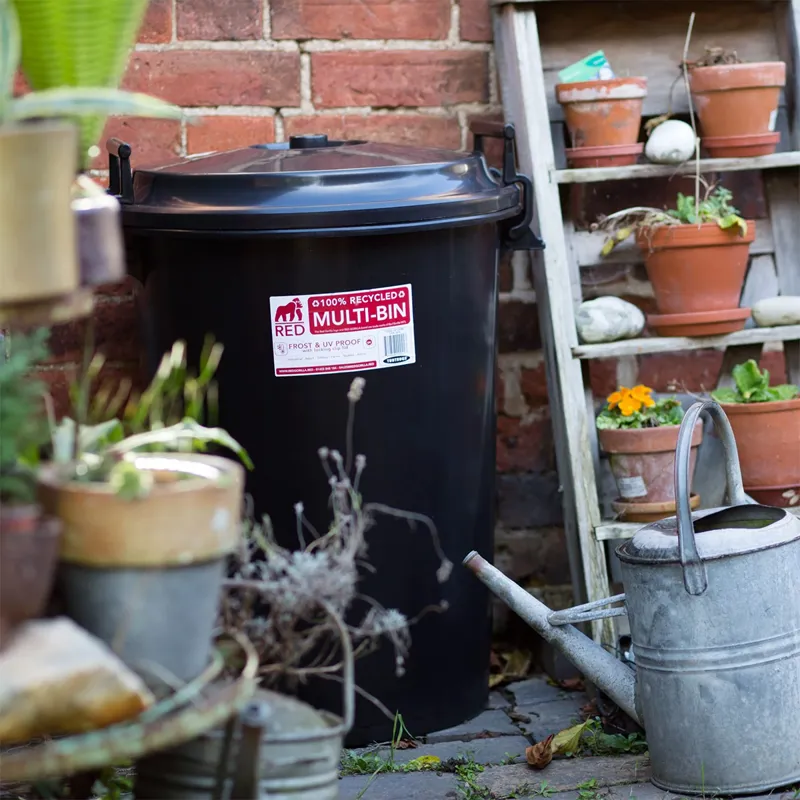 Red Gorilla Multi-Bin with Clip Lid - Black-1