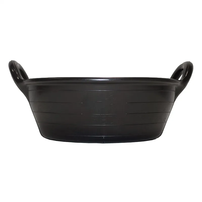 Red Gorilla Tyre Rubber Small Feed Skip - Black