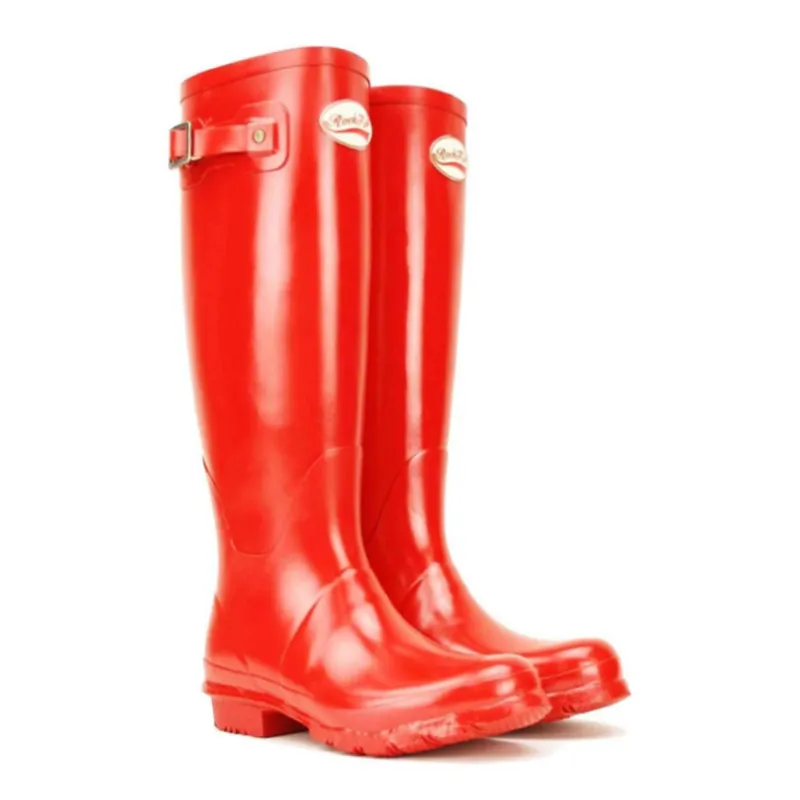 Mens red wellies deals