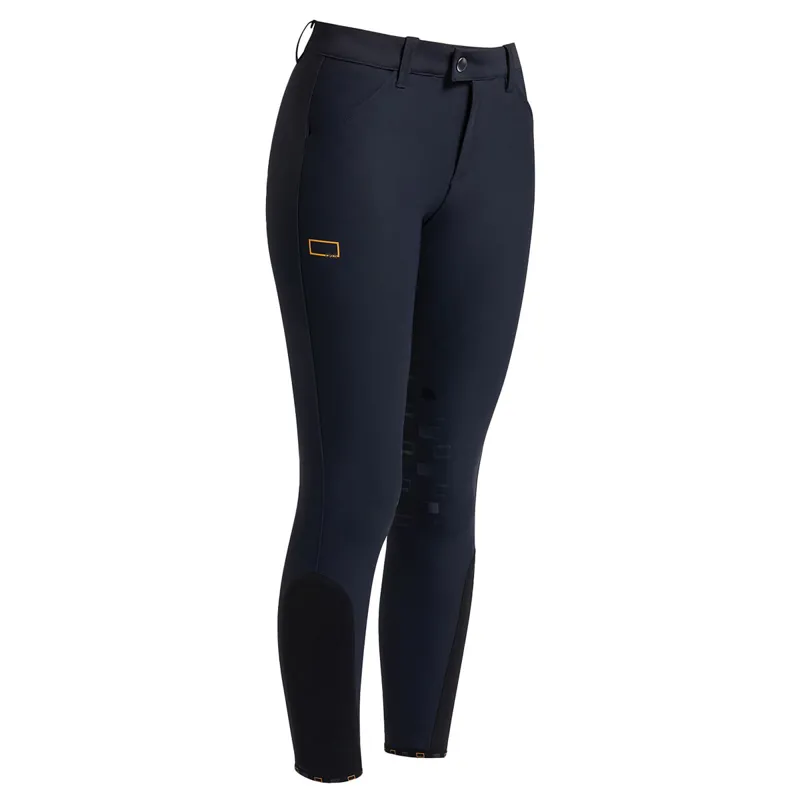 Riders Gene Young Rider Full Grip 001 Unisex Junior Breeches - Navy
