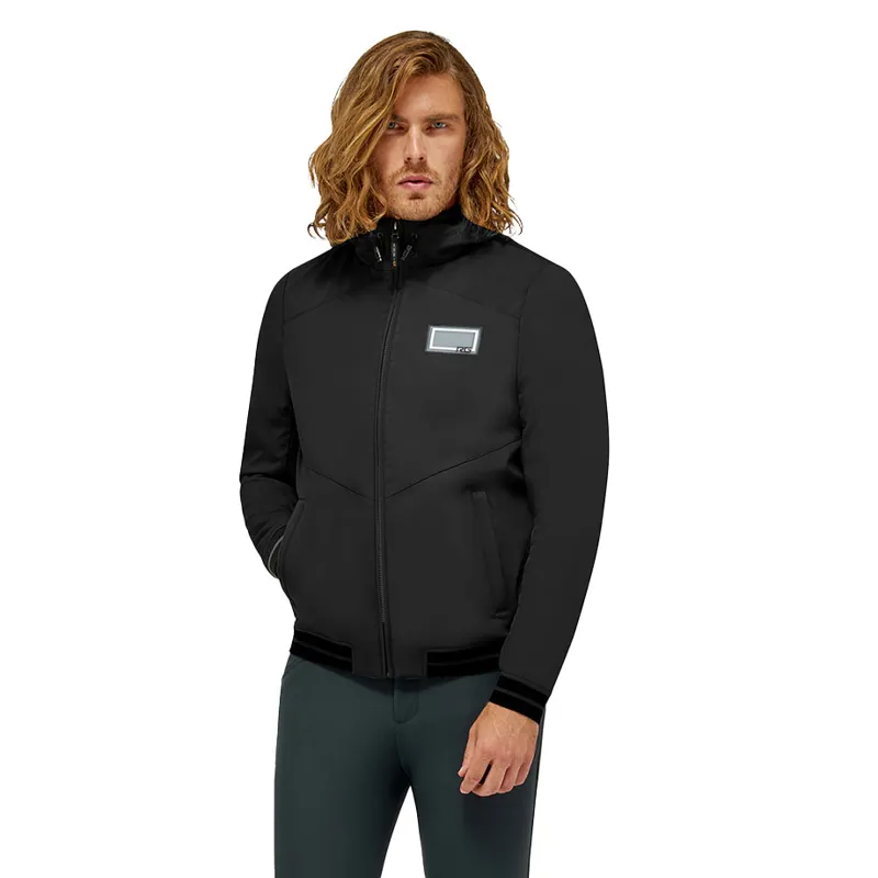 Riders Gene Hooded Softshell Mens Jacket - Black