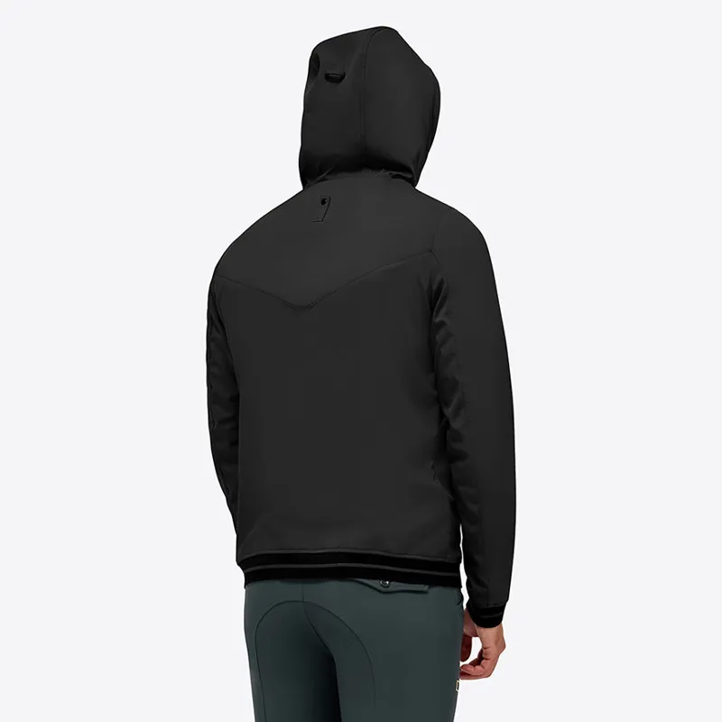Riders Gene Hooded Softshell Mens Jacket - Black-1