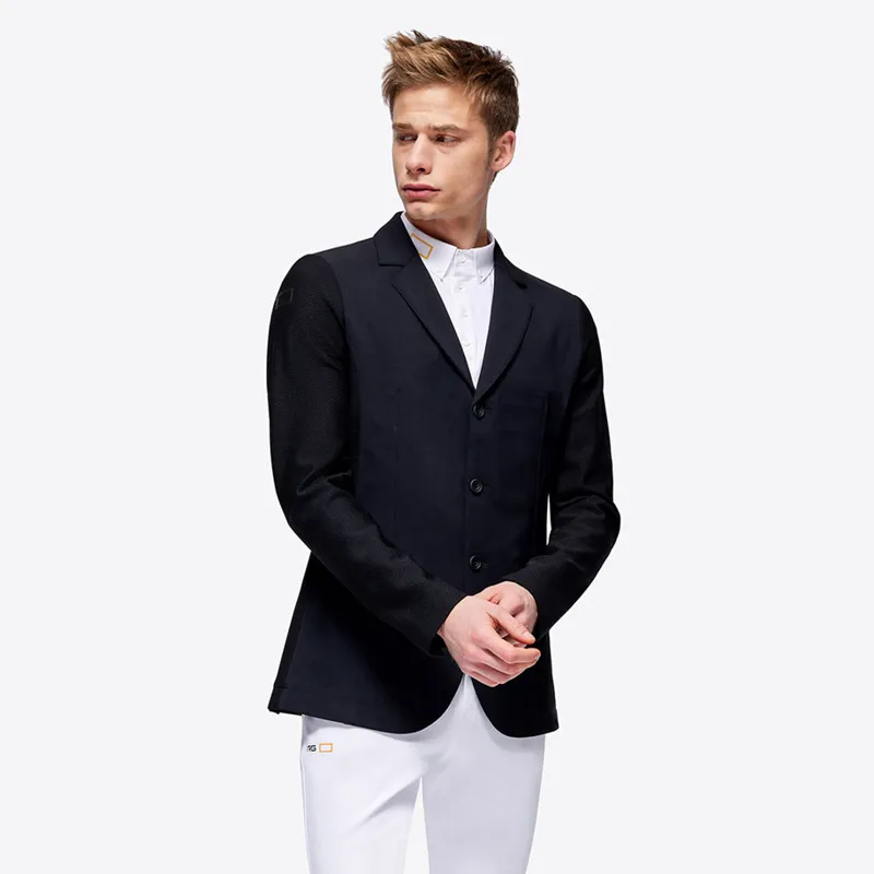 Riders Gene Jersey and Mesh Mens Competition Jacket - Black-1