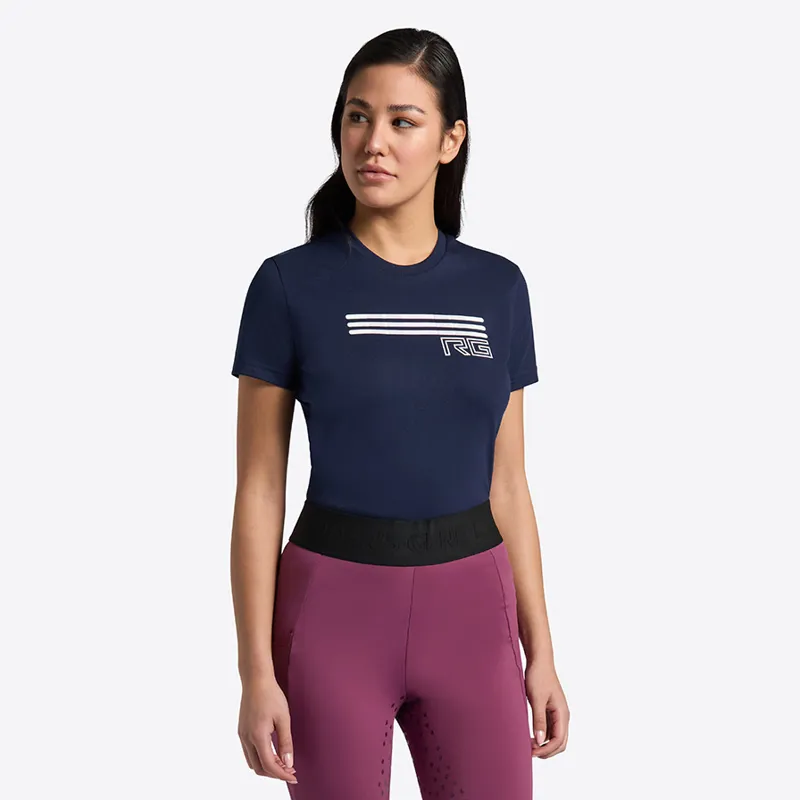 Riders Gene Triple Bar Ladies T-Shirt - Royal Blue